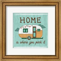 Framed 'Comfy Camping VI' border=