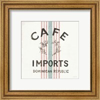 Framed 'Wake Me Up Coffee Sack II' border=