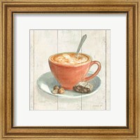 Framed 'Wake Me Up Coffee III' border=