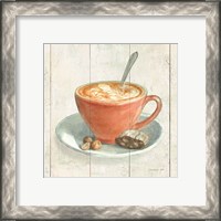 Framed 'Wake Me Up Coffee III' border=