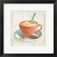 Framed 'Wake Me Up Coffee III' border=