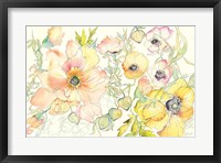 Framed Pastel Garden II