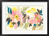 Framed Pastel Garden I