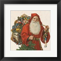 Framed Victorian Santa III