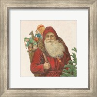 Framed 'Victorian Santa I' border=