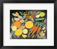 Fruitie Smoothie IV on Black Framed Print