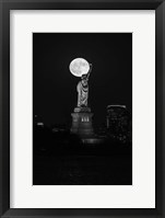 Framed Full Moon New York