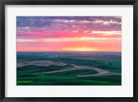 Framed Palouse Sunset