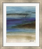 Framed 'Coastal Abstraction 1' border=