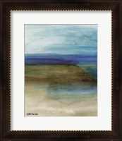 Framed 'Coastal Abstraction 2' border=