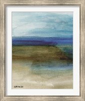 Framed 'Coastal Abstraction 2' border=