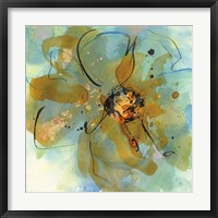 Amber and Leaf I Framed Print