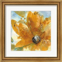 Framed 'Amber Gold I' border=