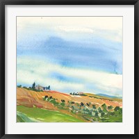 Framed Tuscan Fields