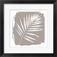 Framed 'Nature By The Lake - Frond II Sq' border=