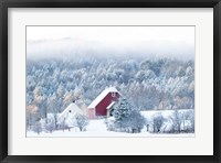 Framed Snowy Valley