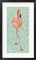 Framed Flamingo Panel II