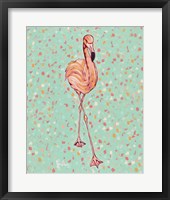 Framed Flamingo Portrait II