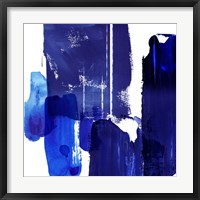 Indigo Abstract I Framed Print