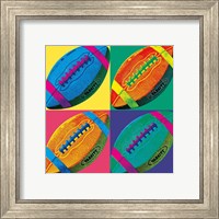 Framed 'Ball Four - Football' border=