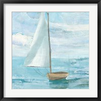 Framed Silver Sail Bright