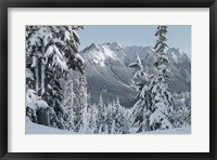 Framed Nooksack Ridge in Winter