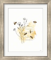 Framed 'Bees and Botanicals I' border=