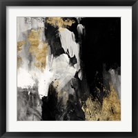 Framed 'Neutral Gold Collage III' border=