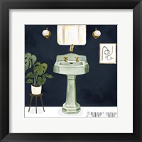 Boho Bath Sinks II Framed Print