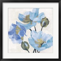 Azure Peony II Framed Print