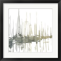 Framed 'Early Morning Wharf II' border=