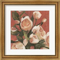 Framed 'Rose Tangle I' border=