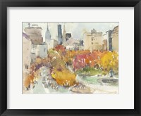 Framed Autumn in New York - Study III