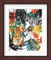 Framed 'Jungle Life II' border=