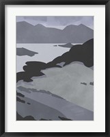 Framed Grayscale Island Chain II