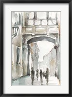Framed Watercolor Arch Studies I
