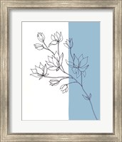 Framed 'Sweet Stems I' border=