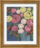 Framed 'Loose Floral II' border=