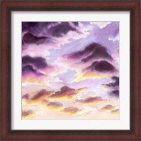 Framed 'Sunset Haze I' border=