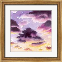 Framed 'Sunset Haze II' border=