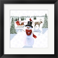 Framed Santa's Snowmen II