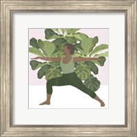 Framed 'Namaste Home II' border=