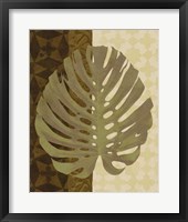 Framed Tropical Leaf I