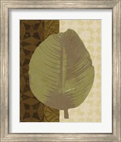 Framed 'Tropical Leaf II' border=