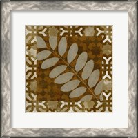 Framed 'Shades of Brown II' border=