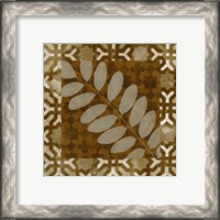 Framed 'Shades of Brown II' border=