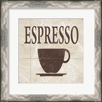 Framed 'Simply Coffee II' border=