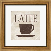 Framed 'Simply Coffee IV' border=