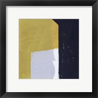 Framed 'Black & Yellow I' border=