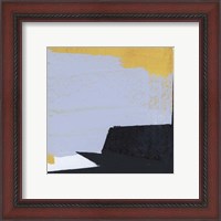 Framed 'Black & Yellow II' border=